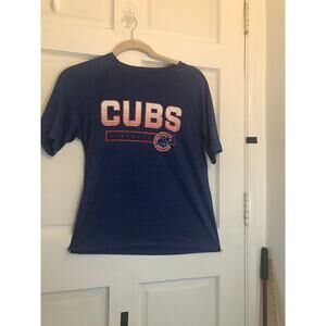 MLB Chicago CUBS T-Shirt Men’s M Blue Short Sleeve